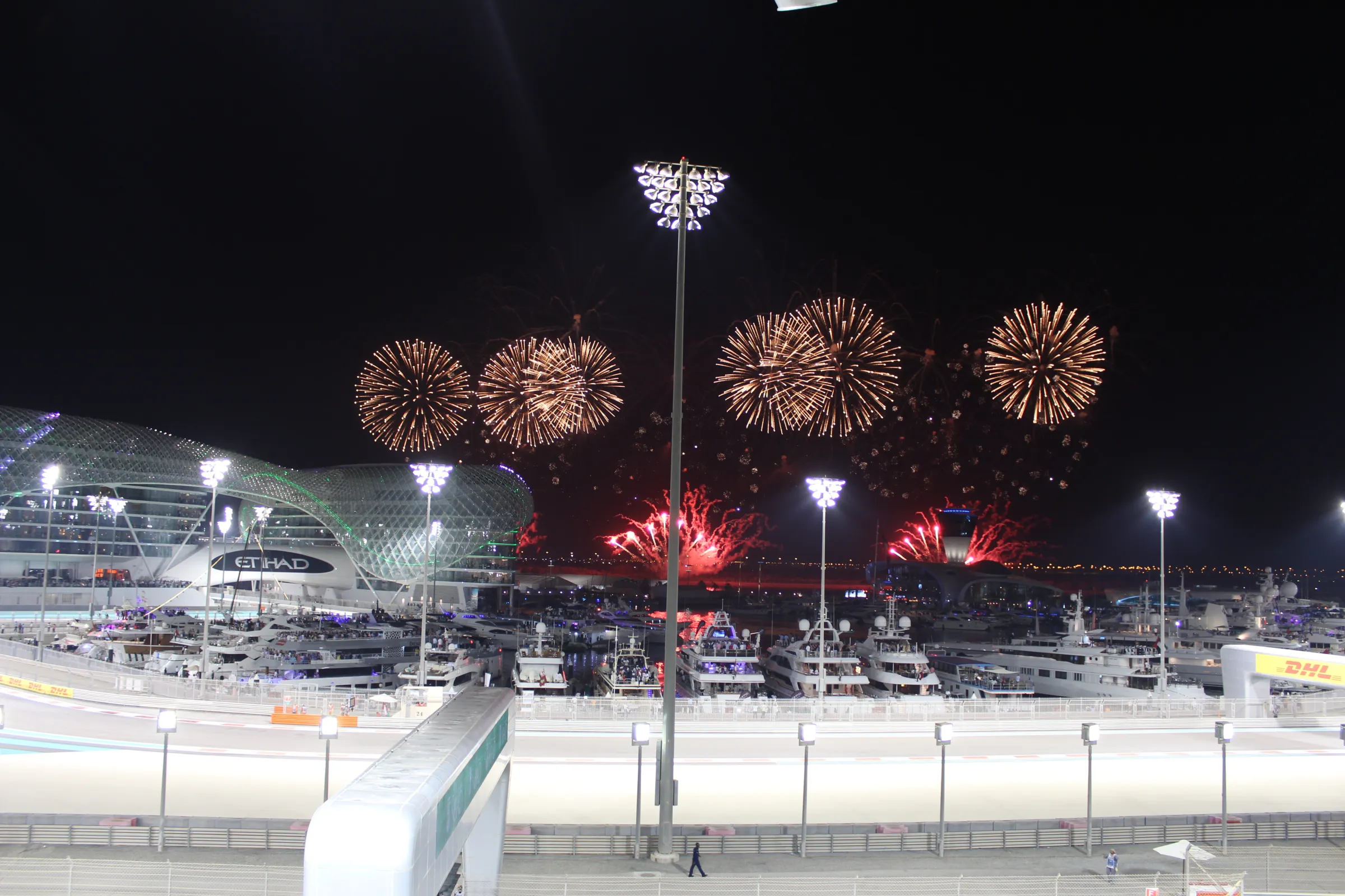 Yas Marina at night